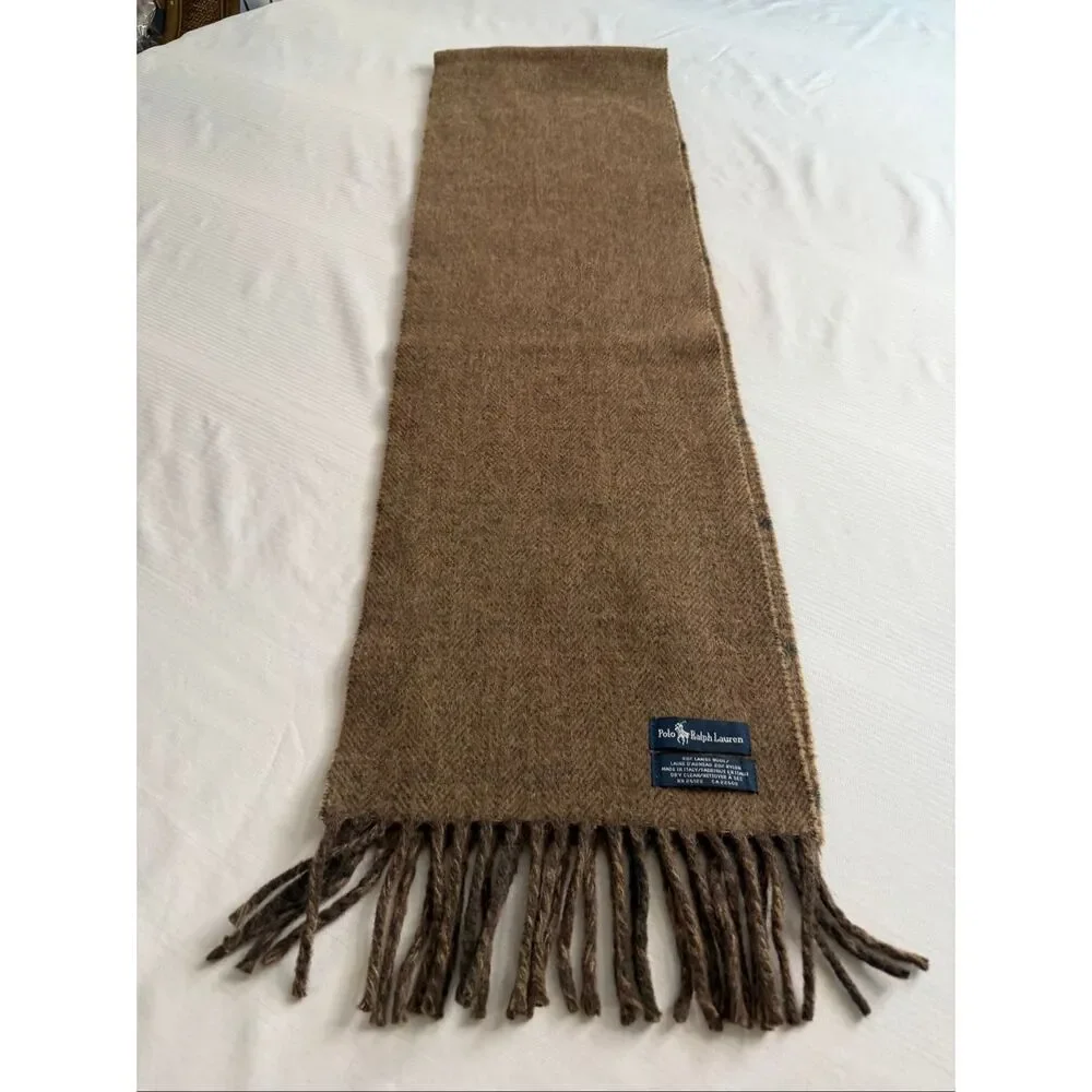 Polo Ralph Lauren Lambswool Reversible Scarf